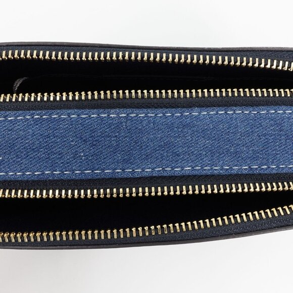 Tory Burch Miller Denim Mini Crossbody Bag Denim Multi OS - Picture 12 of 16